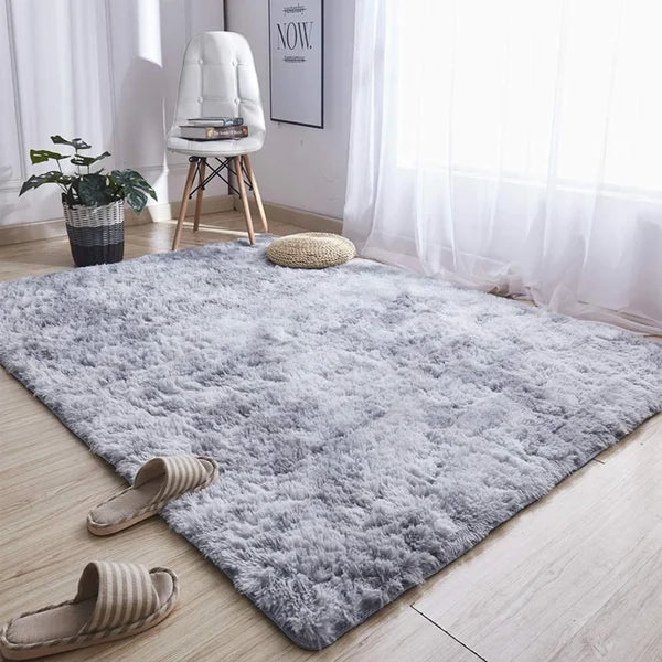 Antonije Shag Area Rug in Gray