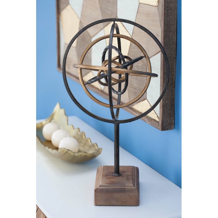 Apache Metal/Wood Sculpture