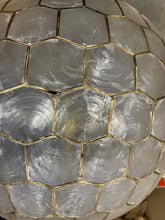 Load image into Gallery viewer, Leonard 1 - Light Unique / Statement Globe Pendant with Capiz Accents
