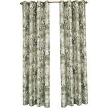 Load image into Gallery viewer, Apollus Lined Floral Semi-Sheer Thermal Grommet Single Curtain Panel (Set of 2) GL1242
