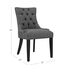Load image into Gallery viewer, Gray Apoloniusz Tufted Side Chair
