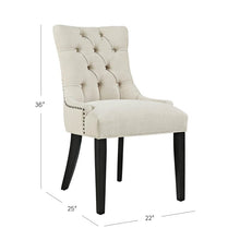 Load image into Gallery viewer, Beige Apoloniusz Tufted Side Chair OG413
