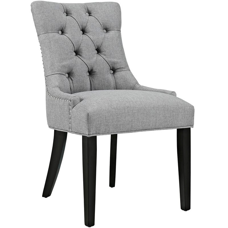 Light Gray Apoloniusz Tufted Side Chair SB2598