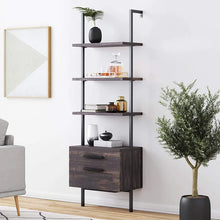 Load image into Gallery viewer, Appolonie 72&#39;&#39; H x 24.02&#39;&#39; W Ladder Bookcase
