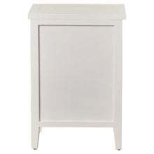 Load image into Gallery viewer, White Aprille Solid Wood Nightstand
