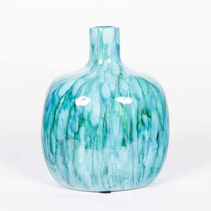 Aqua 11" Glass Table Vase MRM3633