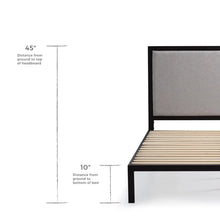 Load image into Gallery viewer, Extra-Long Twin Charcoal Aquavia Platform Bed
