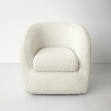 Load image into Gallery viewer, Aquila Upholstered Swivel Barrel Chair
