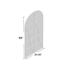 Load image into Gallery viewer, Arched Traditional Beveled Distressed Full Length Mirror 898AH
