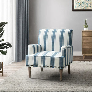 Arching Upholstered Armchair