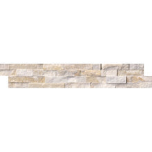Load image into Gallery viewer, Golden Arctic 6&quot; x 24&quot; Natural Stone Stacked Tile *AS IS #1048HW
