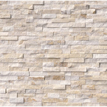 Load image into Gallery viewer, Golden Arctic 6&quot; x 24&quot; Natural Stone Stacked Tile *AS IS #1048HW
