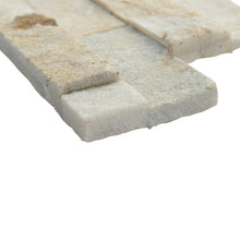 Load image into Gallery viewer, Golden Arctic 6&quot; x 24&quot; Natural Stone Stacked Tile *AS IS #1048HW
