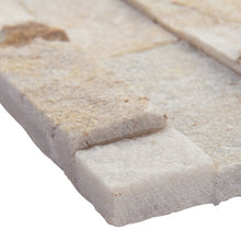 Load image into Gallery viewer, Golden Arctic 6&quot; x 24&quot; Natural Stone Stacked Tile *AS IS #1048HW
