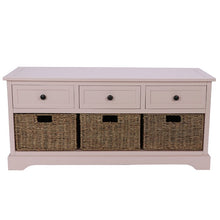 Load image into Gallery viewer, Ardina Drawer Storage Bench Rosie Mae *AS IS #1179HW

