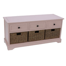 Load image into Gallery viewer, Ardina Drawer Storage Bench Rosie Mae *AS IS #1179HW
