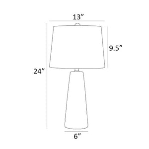 Aria 24" Table Lamp Set, set of 2