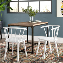 Load image into Gallery viewer, White Arielle Rubber Wood Windsor Back Side Chair - Set of 2 (SB1236)
