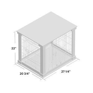 Aries Pet Crate, Color: White, #6368