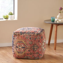 Load image into Gallery viewer, 16&quot; Arimo Upholstered Pouf

