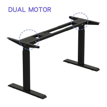 Load image into Gallery viewer, Arionna 63&quot;Dual Motor Adjustable Height Standing Desk
