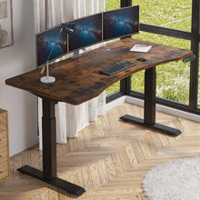 Load image into Gallery viewer, Arionna 63&quot;Dual Motor Adjustable Height Standing Desk
