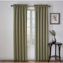 Load image into Gallery viewer, Arkema Solid Blackout Thermal Rod Pocket Single Curtain Panel (Set of 2) GL1105
