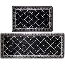 Load image into Gallery viewer, Black Arleht Anti-Fatigue Mat (Set of 2)

