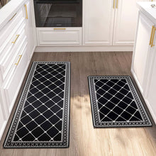 Load image into Gallery viewer, Black Arleht Anti-Fatigue Mat (Set of 2)

