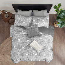 Load image into Gallery viewer, King Cal. King Arlene Standard Cotton Reversible Modern &amp; Contemporary 3 Piece Comforter Set
