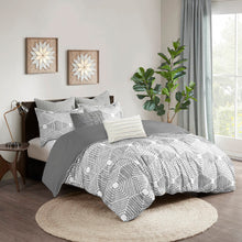 Load image into Gallery viewer, King Cal. King Arlene Standard Cotton Reversible Modern &amp; Contemporary 3 Piece Comforter Set
