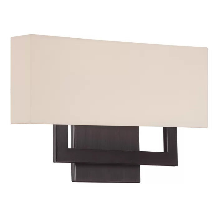 Brushed Bronze Armbruster 1 - Light Dimmable Flush Mounted Sconce