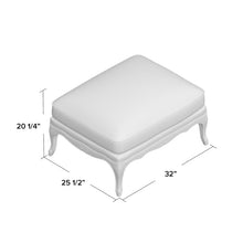 Load image into Gallery viewer, Arnold 32&quot; Rectangle Standard Ottoman 3679RR
