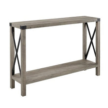 Load image into Gallery viewer, Arsenault 46&quot; Console Table Grey Wash 512CDR
