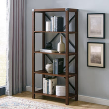 Load image into Gallery viewer, Arsenault 64&quot; H x 30&quot; W Etagere Bookcase MRM99 (2 boxes)
