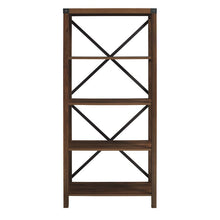 Load image into Gallery viewer, Arsenault 64&quot; H x 30&quot; W Etagere Bookcase MRM99 (2 boxes)
