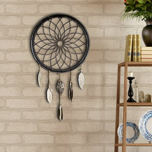 Load image into Gallery viewer, Art Decor Dreamcatcher Wheel &amp; Feathers Wall Décor
