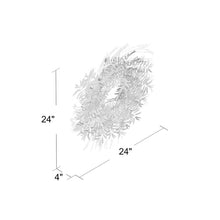 Load image into Gallery viewer, Artificial 24&quot; Olive Leaf Polyester Wreath 941AH
