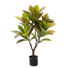 Load image into Gallery viewer, 25&quot; H x 26&quot; W x 24&quot; D Artificial Croton Tree in Pot

