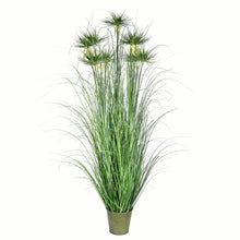 Load image into Gallery viewer, Artificial Cyperus Grass in Pot 7793
