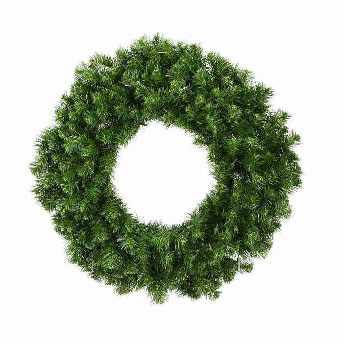Artificial Douglas Fir Wreath Unlit, 36