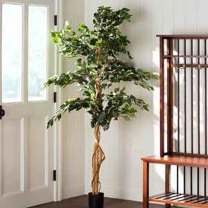 Artificial Ficus Tree in Planter #2228HW