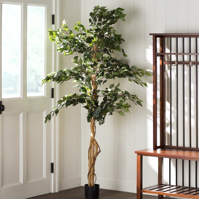 Artificial Ficus Tree in Planter #2228HW