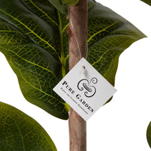 Load image into Gallery viewer, Artificial Fiddle Leaf Fig Tree in Pot
