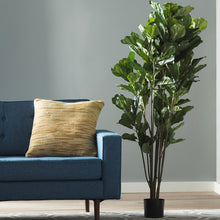 Load image into Gallery viewer, 72&quot; H x 35&quot; W x 35&quot; D Artificial Fiddle Leaf Fig Tree in Pot
