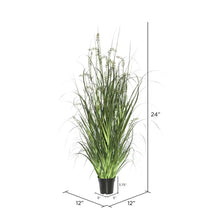 Load image into Gallery viewer, Artificial Flowering Grass in Pot
