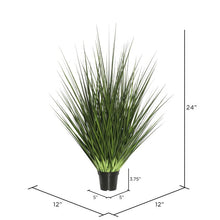 Load image into Gallery viewer, 24&quot; H x 12&quot; W x 12&quot; D Artificial Foliage Grass in Pot (SB1719)
