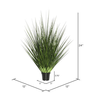 24" H x 12" W x 12" D Artificial Foliage Grass in Pot (SB1719)
