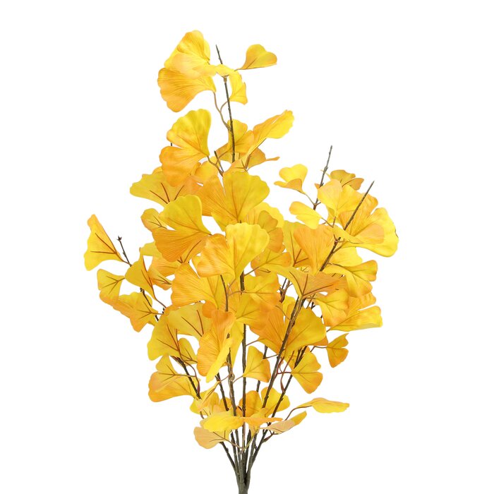 Artificial Ginko Bush Gold #2146HW