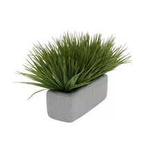 Load image into Gallery viewer, Artificial Onion Grass in Planter 10 x 17 x 10
